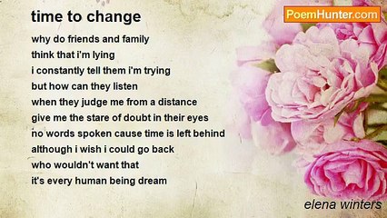 elena winters - time to change