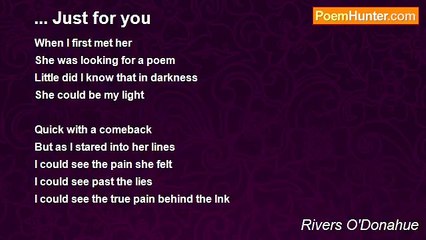 Rivers O'Donahue - ... Just for you