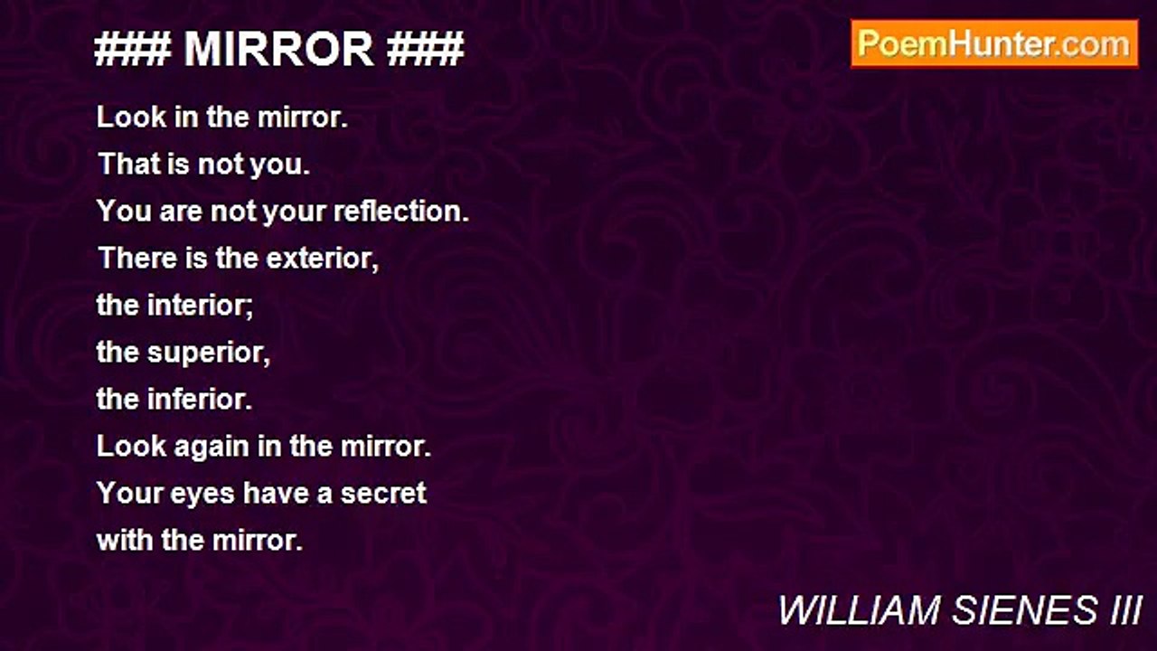 WILLIAM SIENES III - ### MIRROR ###