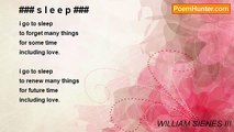 WILLIAM SIENES III - ### s l e e p ###
