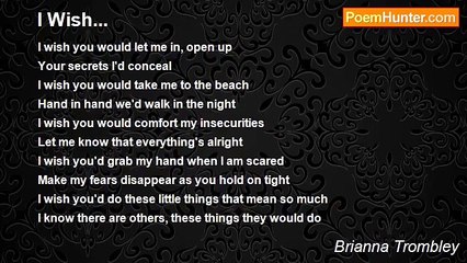 Brianna Trombley - I Wish...