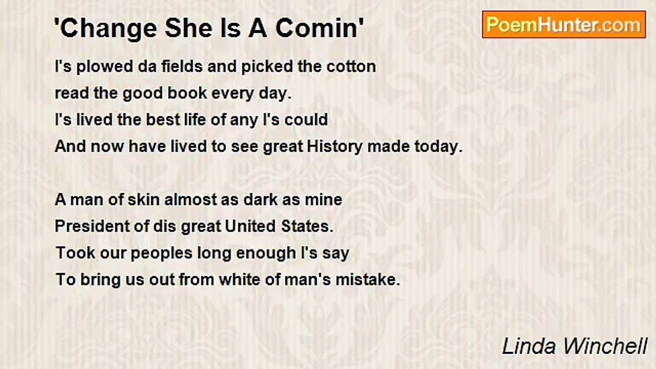 Linda Winchell - 'Change She Is A Comin'