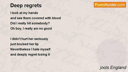 jools England - Deep regrets