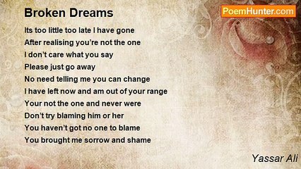 Yassar Ali - Broken Dreams