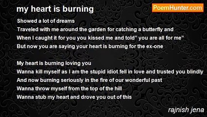 rajnish jena - my heart is burning