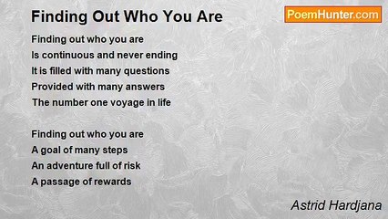 Astrid Hardjana - Finding Out Who You Are