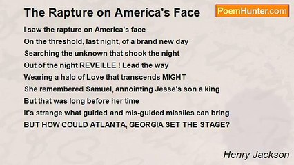 Henry Jackson - The Rapture on America's Face
