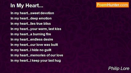 Philip Lore - In My Heart...