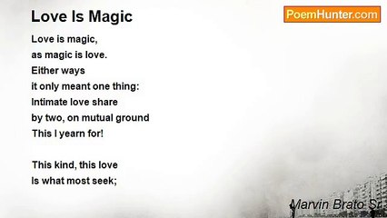 Marvin Brato Sr - Love Is Magic