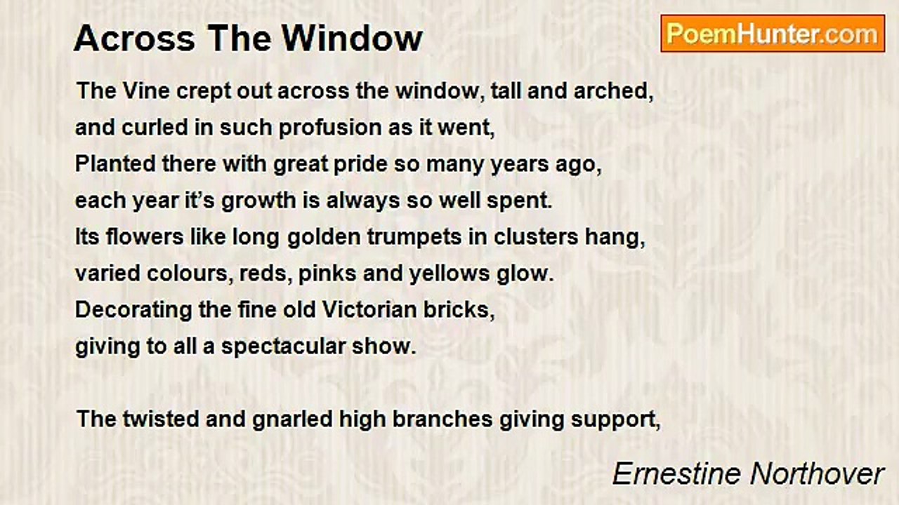 Ernestine Northover - Across The Window