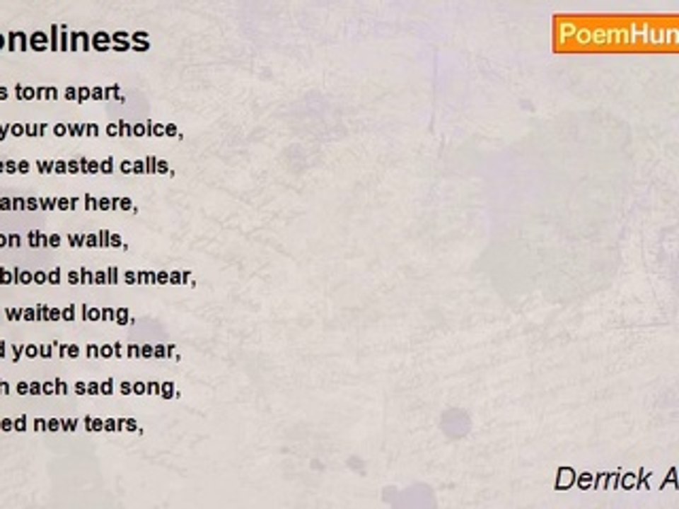 Derrick Andrews - Loneliness