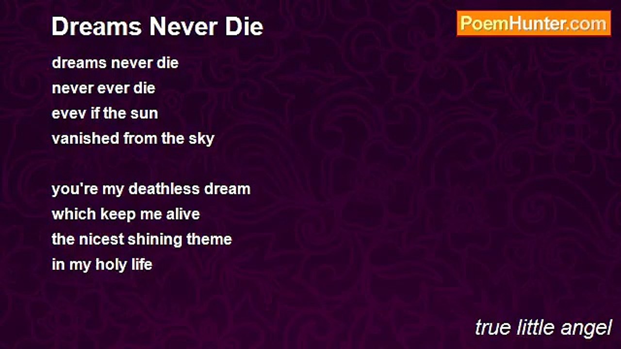 true little angel - Dreams Never Die