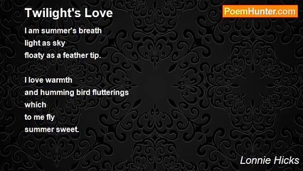 Lonnie Hicks - Twilight's Love