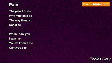 Tobias Gray - Pain