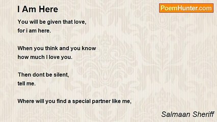 Salmaan Sheriff - I Am Here