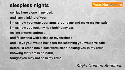 Kayla Corinne Beneteau - sleepless nights