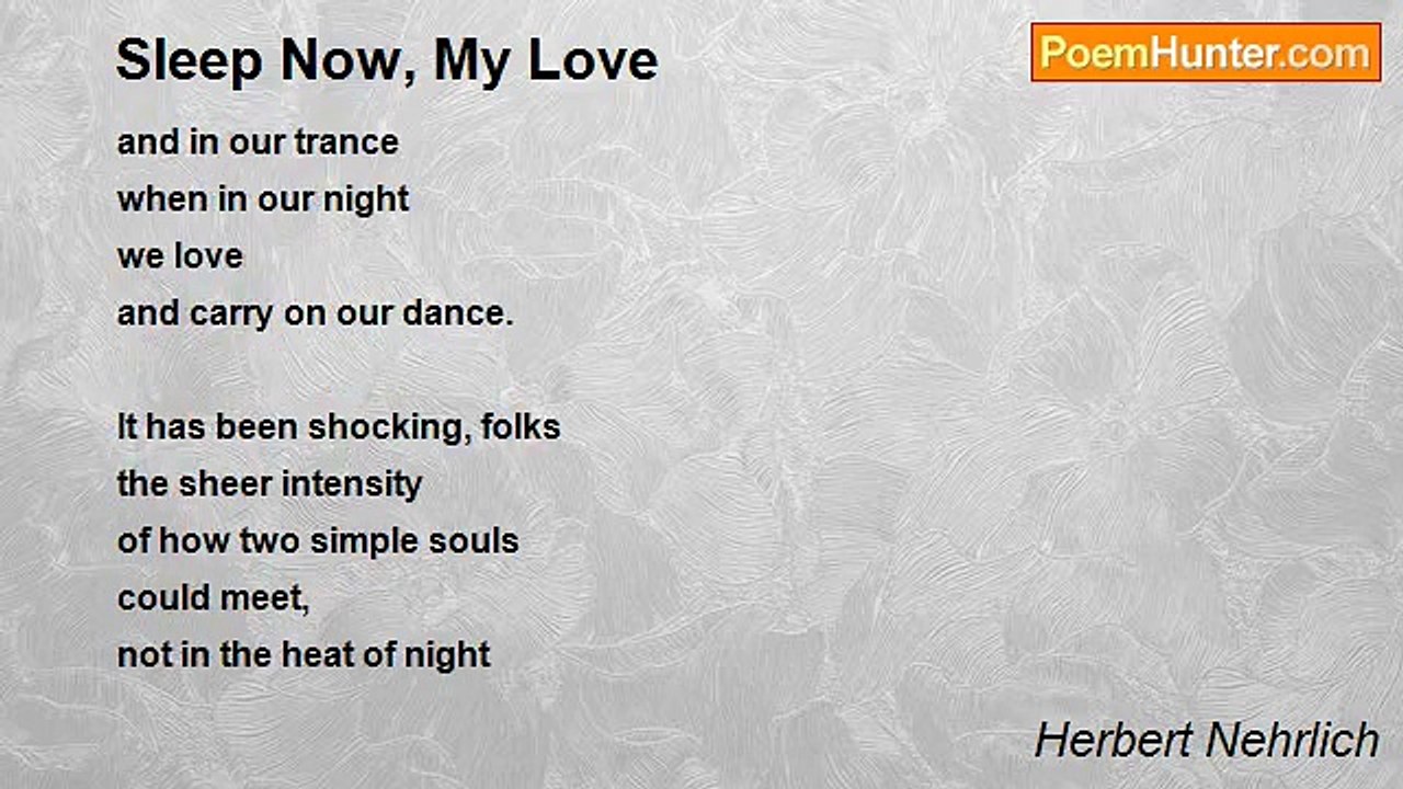 Herbert Nehrlich - Sleep Now, My Love
