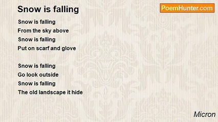 Micron - Snow is falling