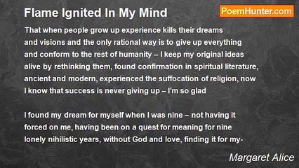 Margaret Alice - Flame Ignited In My Mind