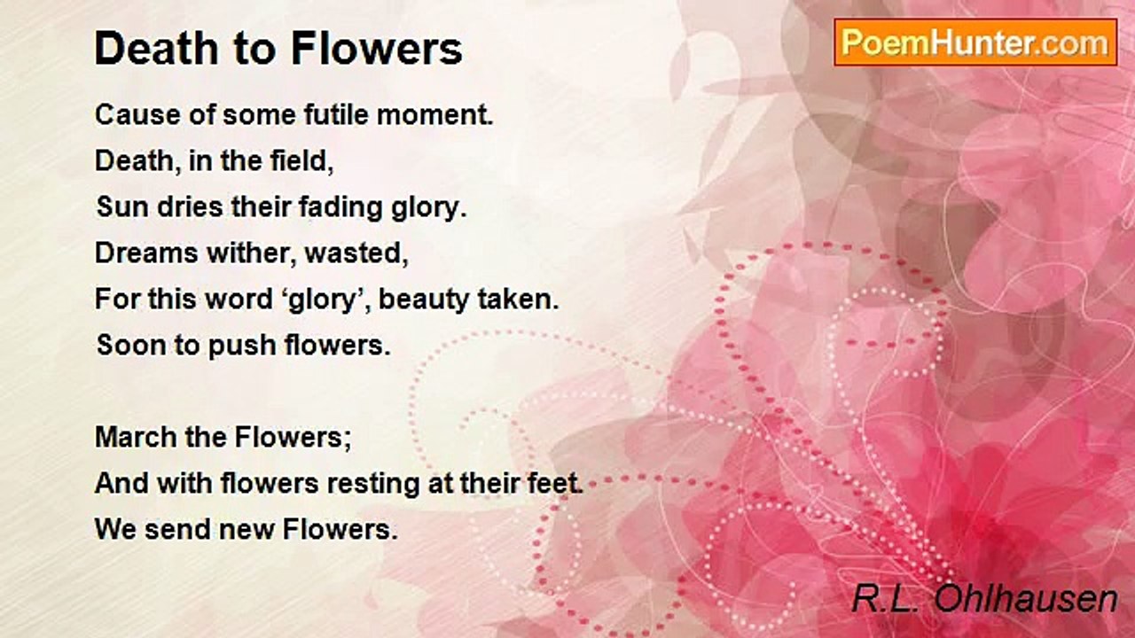 R.L. Ohlhausen - Death to Flowers