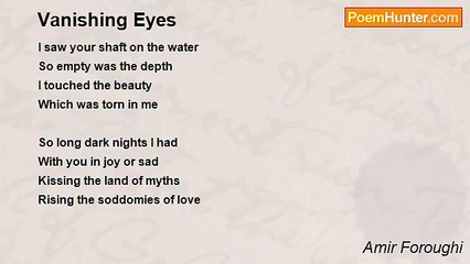 Amir Foroughi - Vanishing Eyes