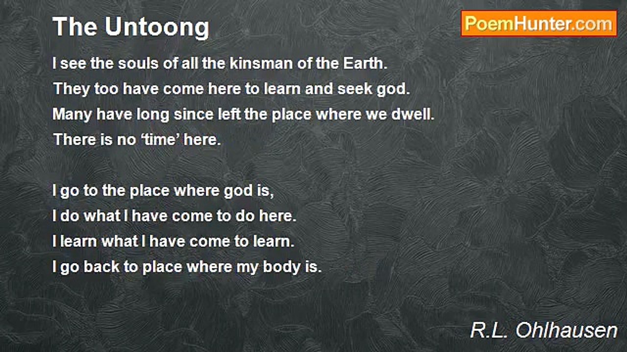 R.L. Ohlhausen - The Untoong