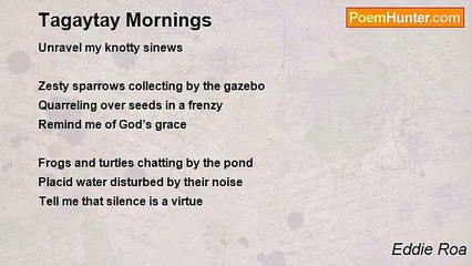 Eddie Roa - Tagaytay Mornings