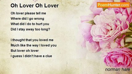 norman hale - Oh Lover Oh Lover