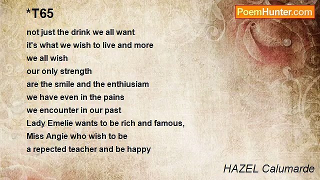 HAZEL Calumarde - *T65