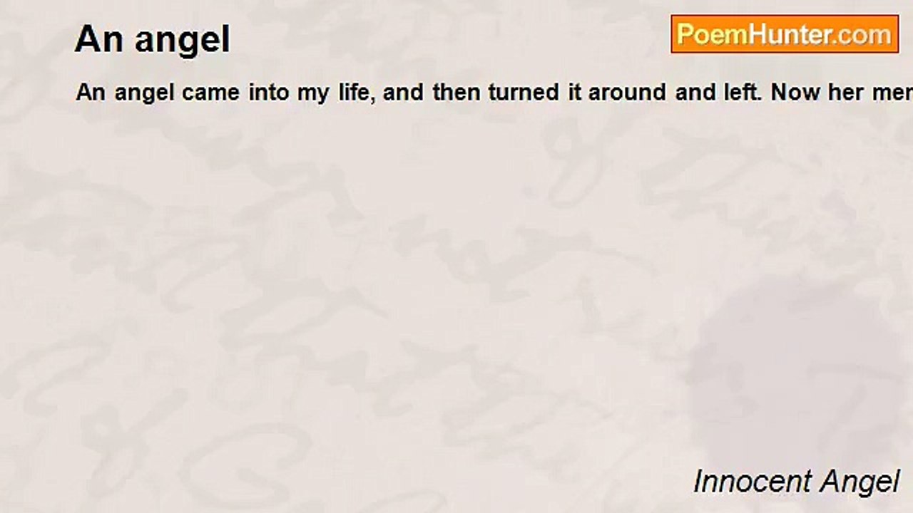 Innocent Angel - An angel