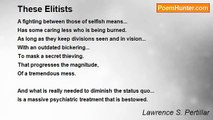Lawrence S. Pertillar - These Elitists