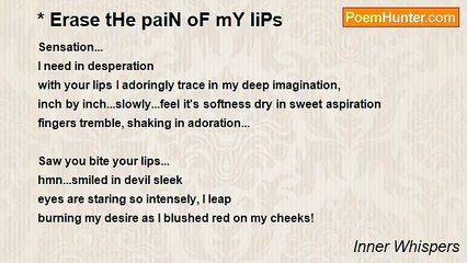 Inner Whispers - * Erase tHe paiN oF mY liPs