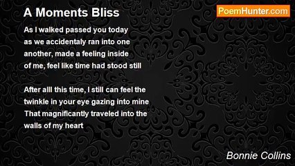 Bonnie Collins - A Moments Bliss