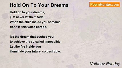 Vaibhav Pandey - Hold On To Your Dreams