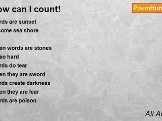 Ali Adamson - How can I count!