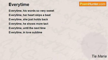 Tia Maria - Everytime