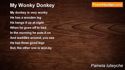 Pamela lutwyche - My Wonky Donkey