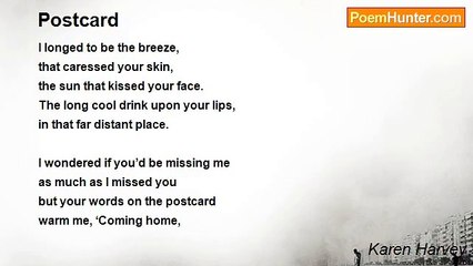 Karen Harvey - Postcard