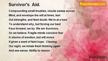 Fay Slimm - Survivor's  Aid.