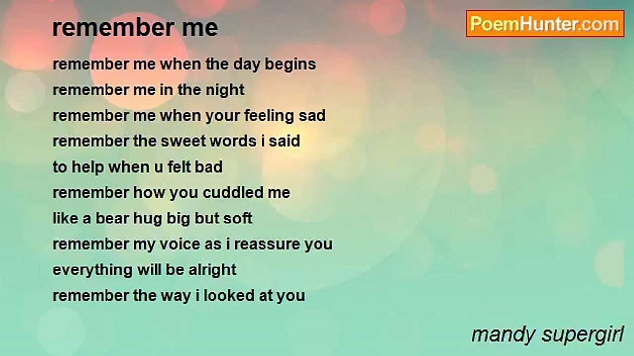 mandy supergirl - remember me