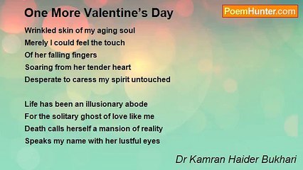 Dr Kamran Haider Bukhari - One More Valentine’s Day