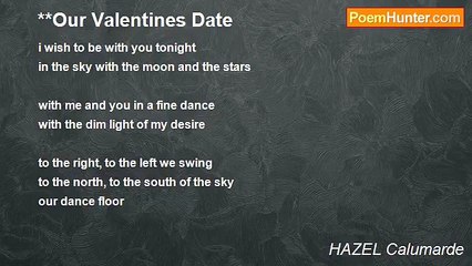 HAZEL Calumarde - **Our Valentines Date