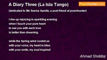 Ahmad Shiddiqi - A Diary Three (La Isla Tango)