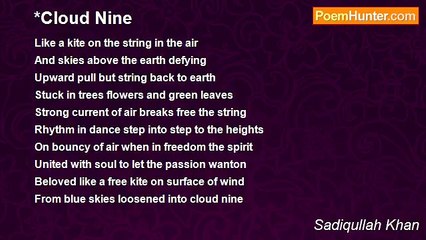 Sadiqullah Khan - *Cloud Nine