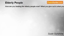 Susie Sunshine - Elderly People