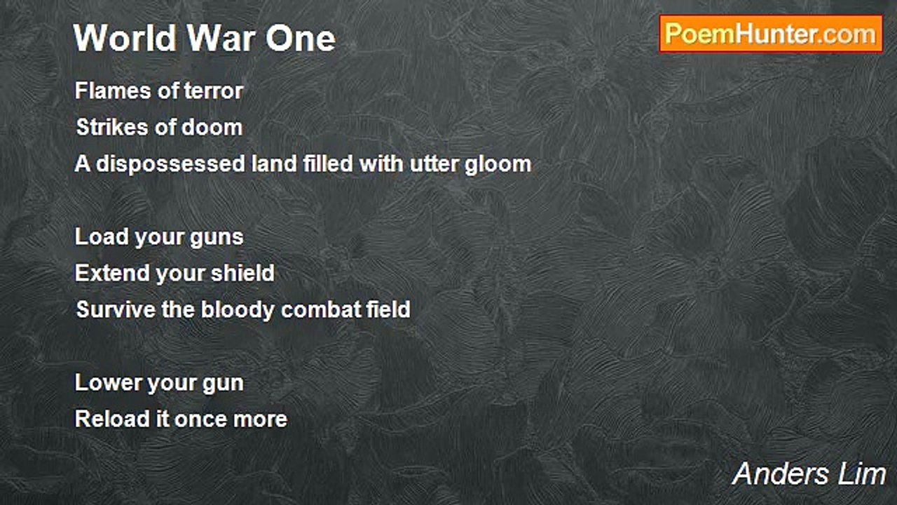 Anders Lim - World War One