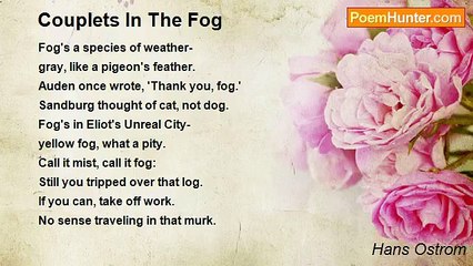 Hans Ostrom - Couplets In The Fog
