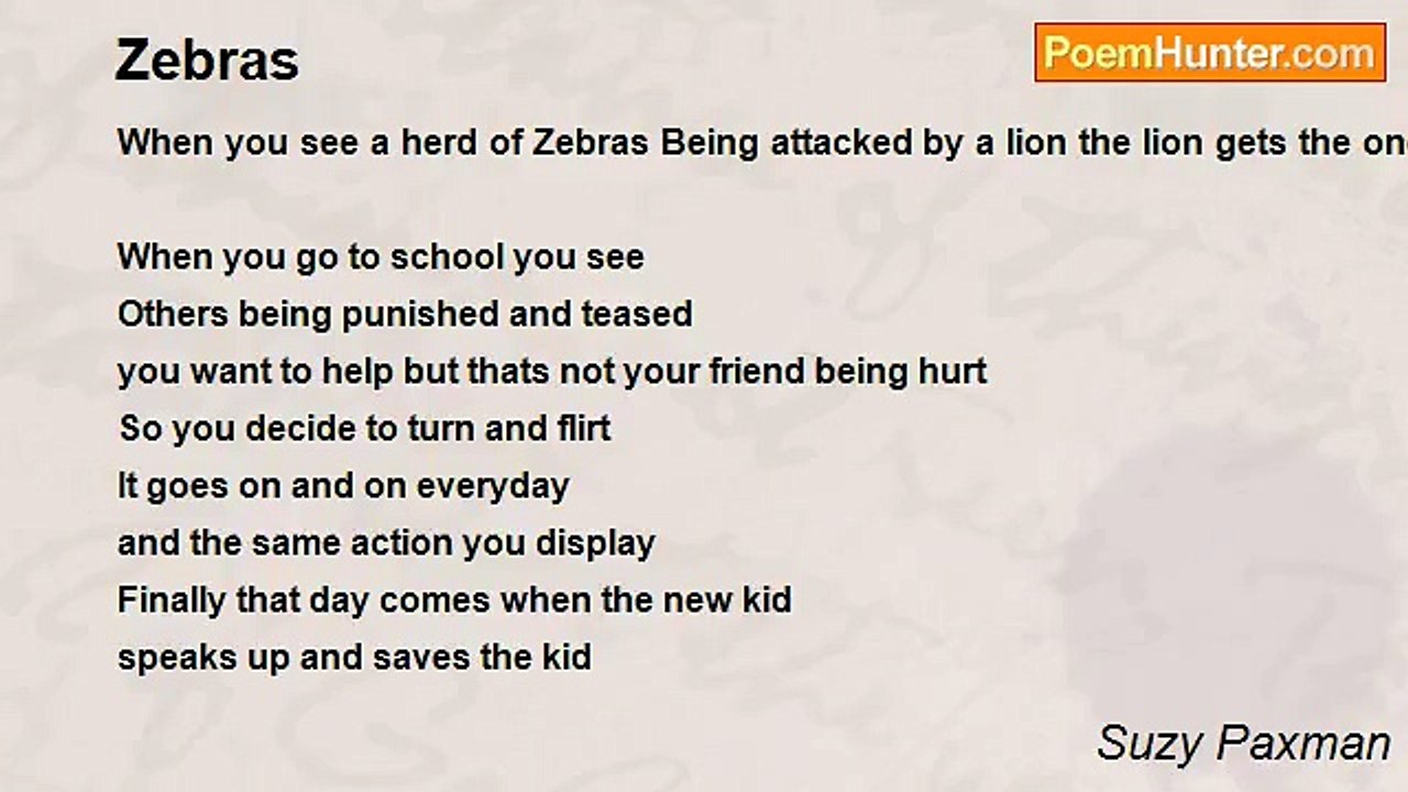 Suzy Paxman - Zebras