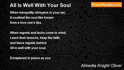 Almedia Knight Oliver - All Is Well With Your Soul