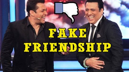 Salman And Govinda's FAKE Friendship | Shocking